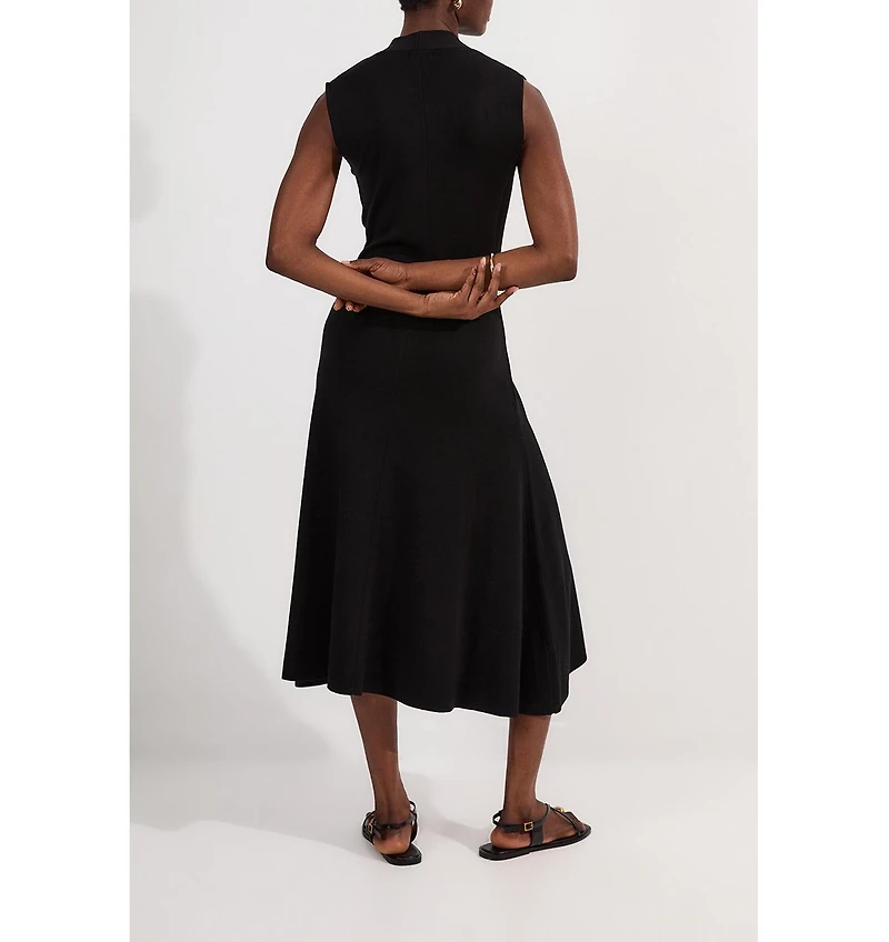 Karen Millen Petite Sleeveless Knitted Midi Dress