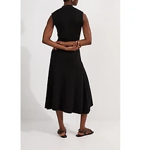Karen Millen Petite Sleeveless Knitted Midi Dress
