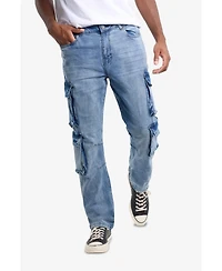 Xray Men's Straight Fit Cargo Jeans