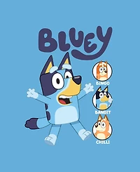 Bluey Boys 2T-5T Group Trio Short Sleeve T-Shirt