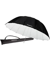 Westcott 7 Feet Parabolic Umbrella, White/Black