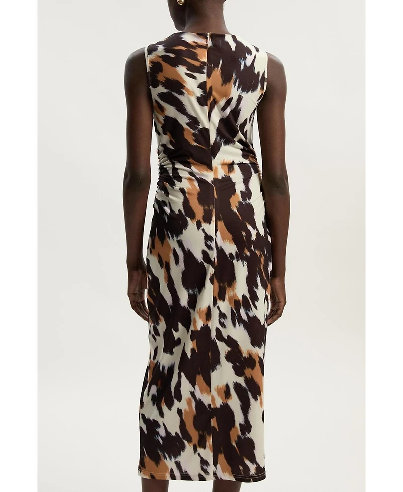Karen Millen Women's Cut Out Neck Midi Dress