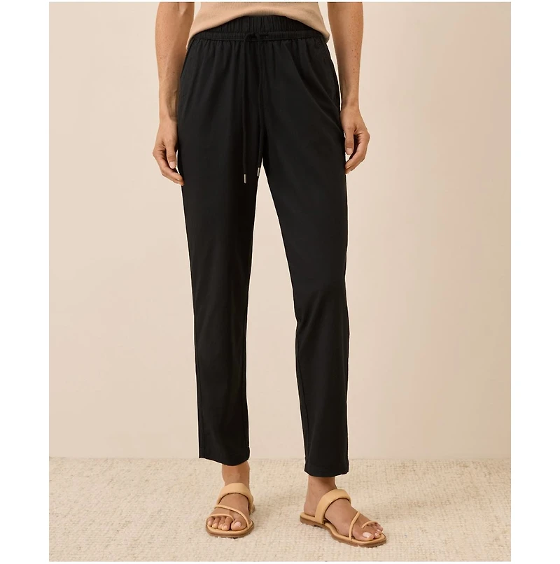 Pact Women's The Jess Roll-Up Pant Midweight Twill