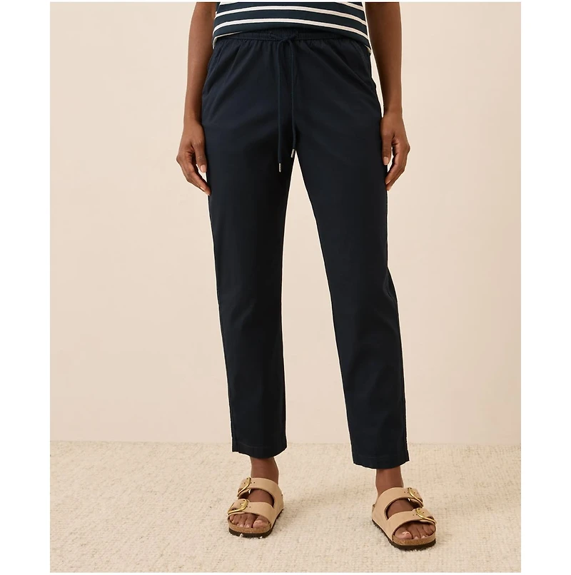 Pact Women's The Jess Roll-Up Pant Midweight Twill