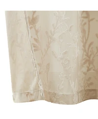 5th Avenue Lux Shelton Burn Out Grommet Window Curtain Panel Pair 2 Piece Window Curtain