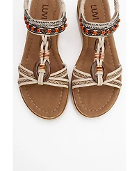 Prologue Shoes Cher Braided Strap Sandal (Women)