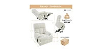Flynama Oversized Electric Power Lift Recliner Chair for Elderly with Remote Control