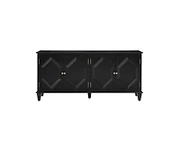 Casainc 65.2" Mid Century Modern Storage Cabinet with Symmetrical Geometric Coffee Bar Wine Bar Storage Cabinet