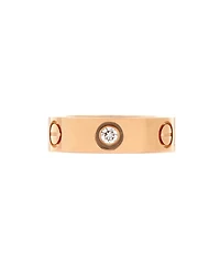 Pre-Owned Cartier Love 3 Diamonds Band Ring