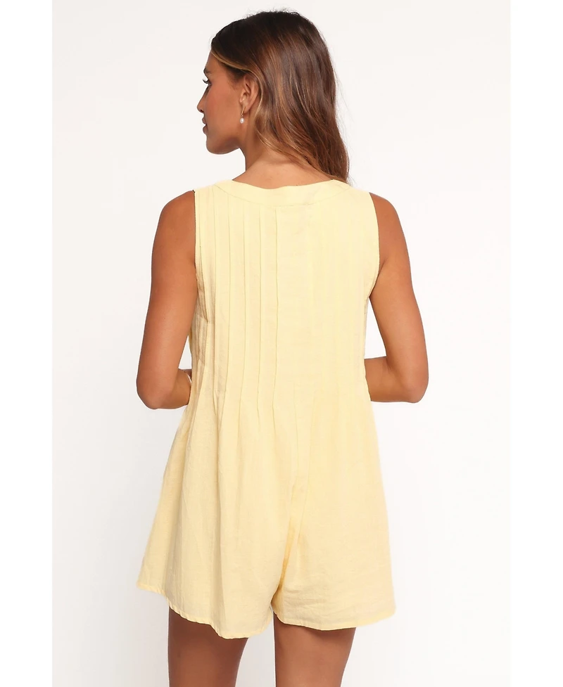 Petal and Pup Women's Kallie Tie Front Romper