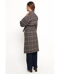 Petal and Pup Women's Torie Waist Tie Long Coat
