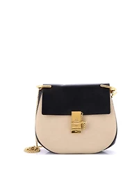 Pre-Owned Chloe Mini Drew Crossbody Bag Leather