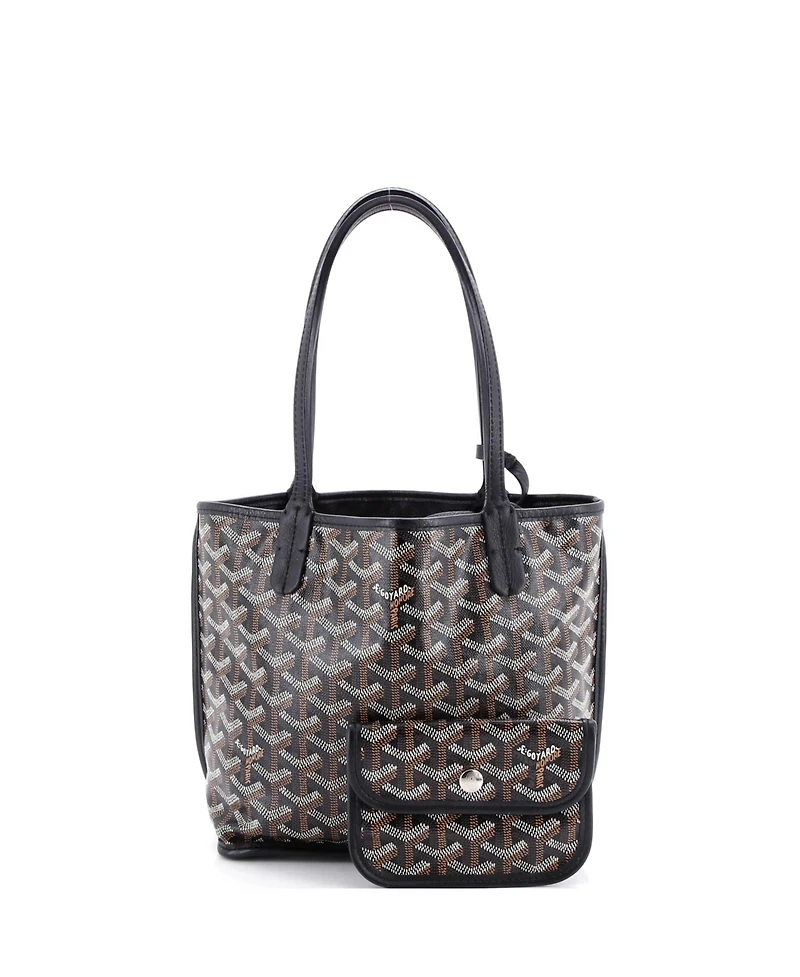 Pre-Owned Goyard Mini Anjou Reversible Tote Coated Canvas