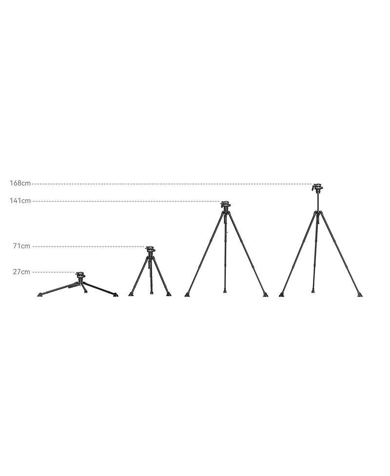 SmallRig x Potato Jet Tribex Hydraulic 3-Section Carbon Fiber Tripod Kit
