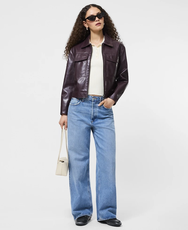 French Connection Women's Pocket Detail Bomber Jacket