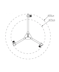 Kupo Mighty Runway Stand Base