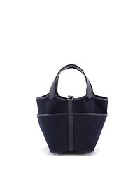 Pre-Owned Hermes Pm Cargo Picotin Lock Bag Canvas and Swift