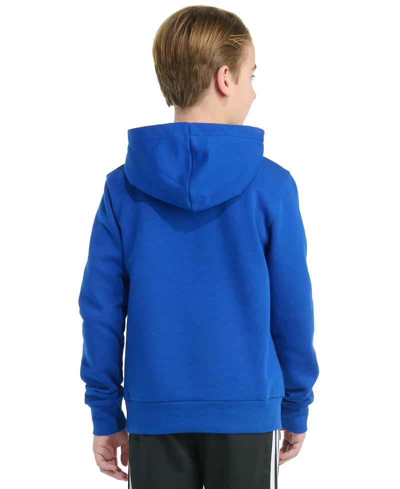 Adidas Big Boys Long Sleeve Graphic Fleece Hoodie