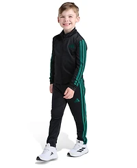 Adidas Toddler and Little Boys 2T-7 Two Piece Long Sleeve, Three Stripes Jacket Jogger Pant Set