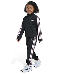 adidas Girls 2T-6X Two Piece Regular Fit Jacket and Joggers Set