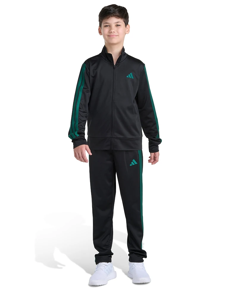 Adidas Boys 8-20 2-Piece Regular Fit Jacket and Pants Set
