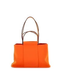 Pre-Owned HERMES 39 Cabag Elan Toile and Leather