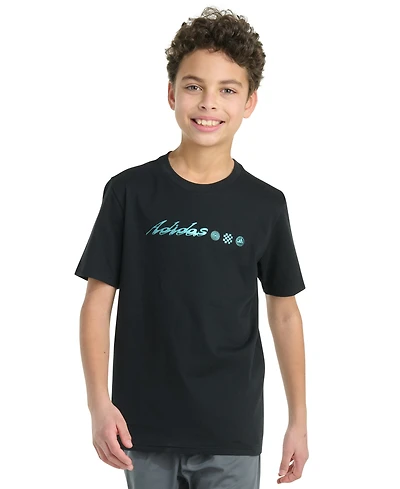 Adidas Big Boys Short Sleeve Football Helmet T-Shirt