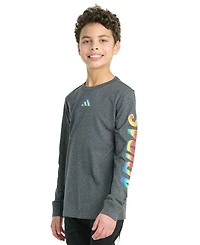 Adidas Big Boys Spectrum of Light Long Sleeve T-Shirt