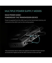Tilta Cooling System for Dji Transmission, Black