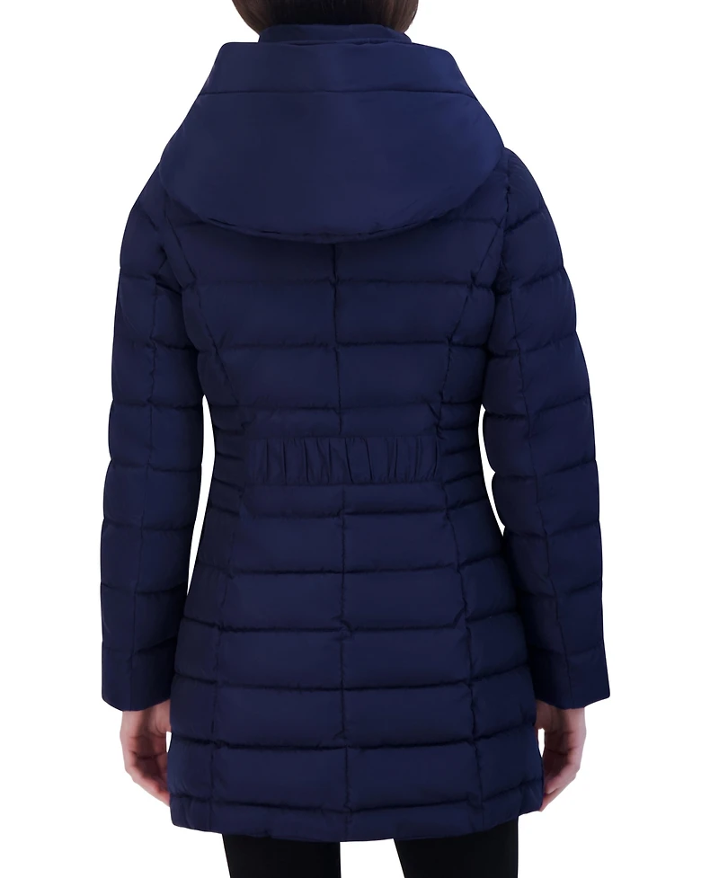 Laundry By Shelli Segal Women's Fitted Puffer Coat