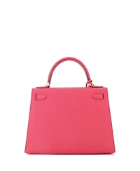 Pre-Owned Hermes Kelly 28 Handbag Pink Epsom with Gold Hardware
