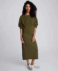 Kenneth Cole Women's Boat Neck Sculpted Fit Top