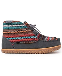 Minnetonka Women's Torrey Lace-up Slipper Booties