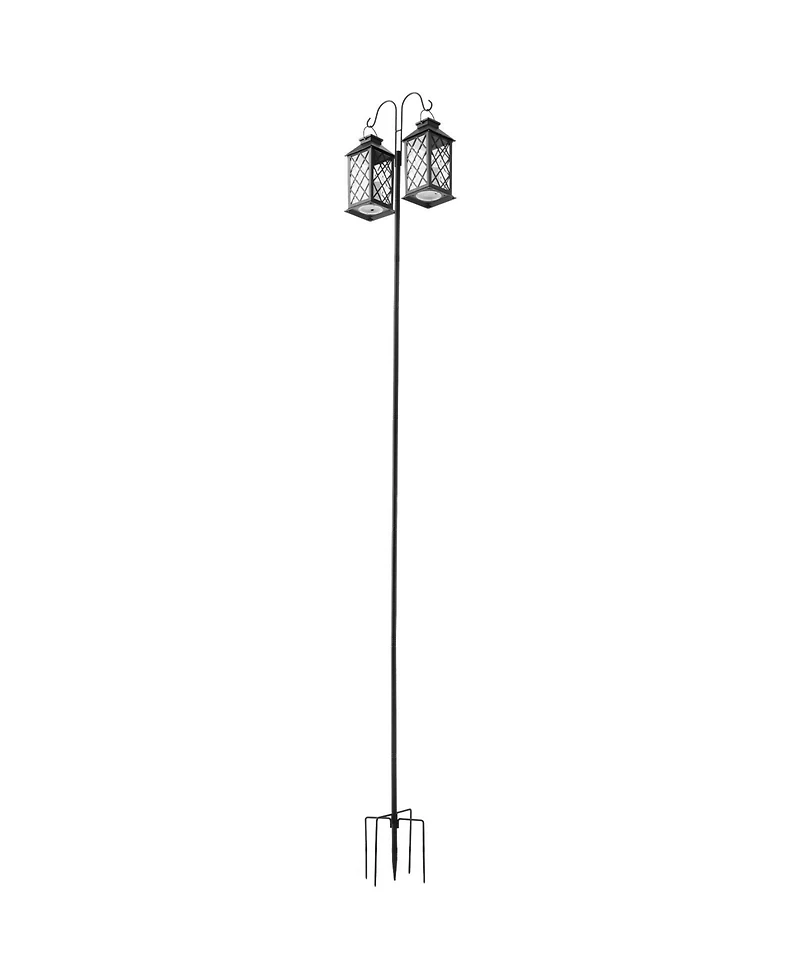 Slickblue 8-Piece Heavy-Duty Garden Shepherd Hooks for Hanging Bird Feeders