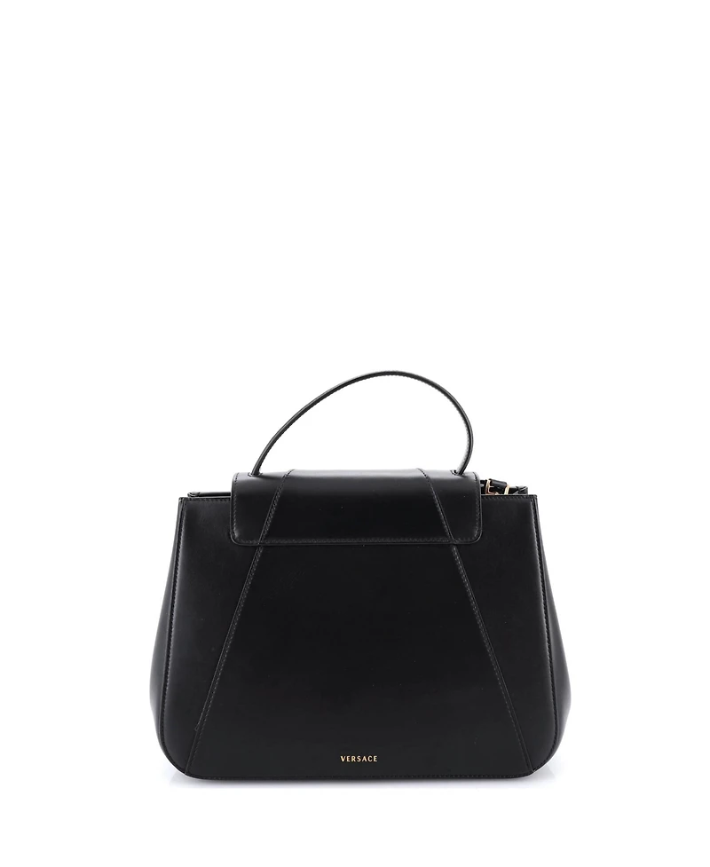 Pre-Owned Versace Medium Virtus Top Handle Bag Leather