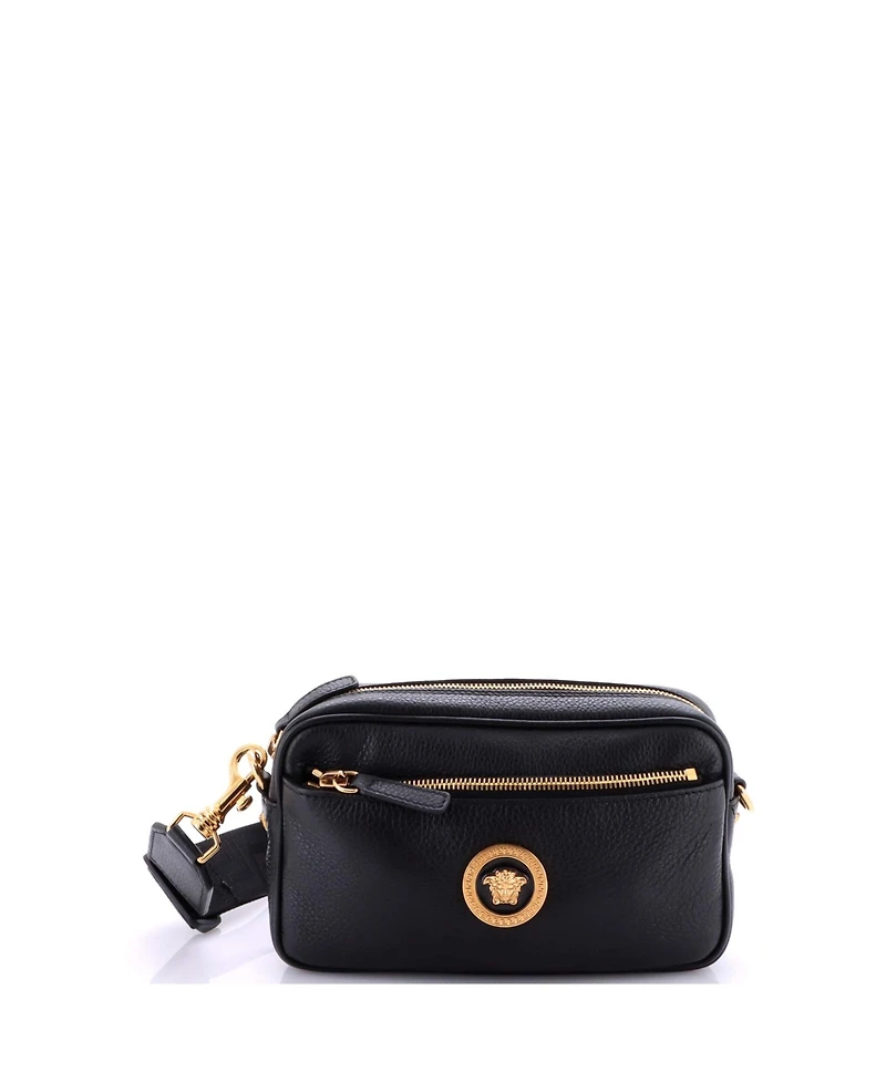 Pre-Owned Versace Medusa Convertible Belt Bag Leather