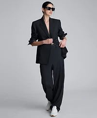 Kenneth Cole Women's Heathered Wide Leg Pants