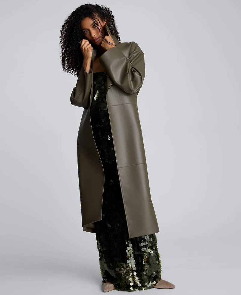 Kenneth Cole Women's Belted Trench Jacket