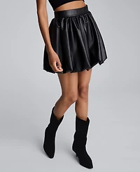 Kenneth Cole Women's Pull-On Bubble Mini Skirt