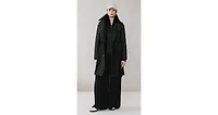 Soia & Kyo Women's Fabianne-h Wool Trench Coat with Bib