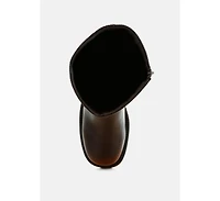 Soora Block Heel Calf Boots Women