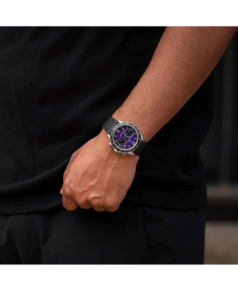 Vincero Men s Apex 42mm Chronograph Watch – Ultraviolet Purple Dial
