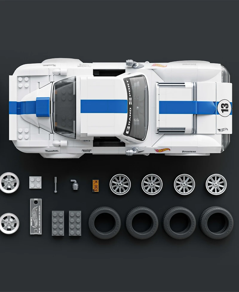 Mega Bloks Hot Wheels Corvette Grand Sport Building Toy Kit