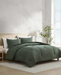 Nautica Herringbone Jacquard Chenille Solid -Pc. Comforter Set