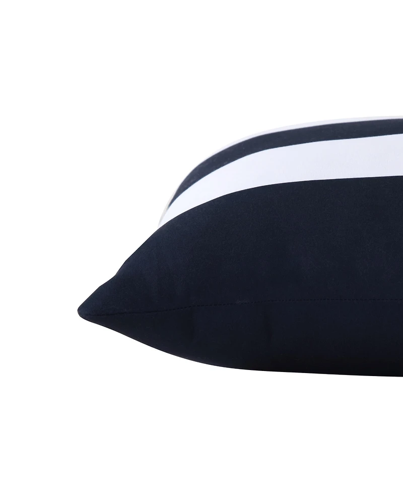 Nautica Sailor Stripe Printed Square Decorative Pillow, 18" x 18"