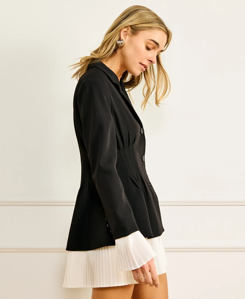 Line & Dot Women's Crewneck Kinny Blazer Dress