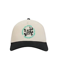 Demon Slayer Kanji White A-Frame Snapback Hat