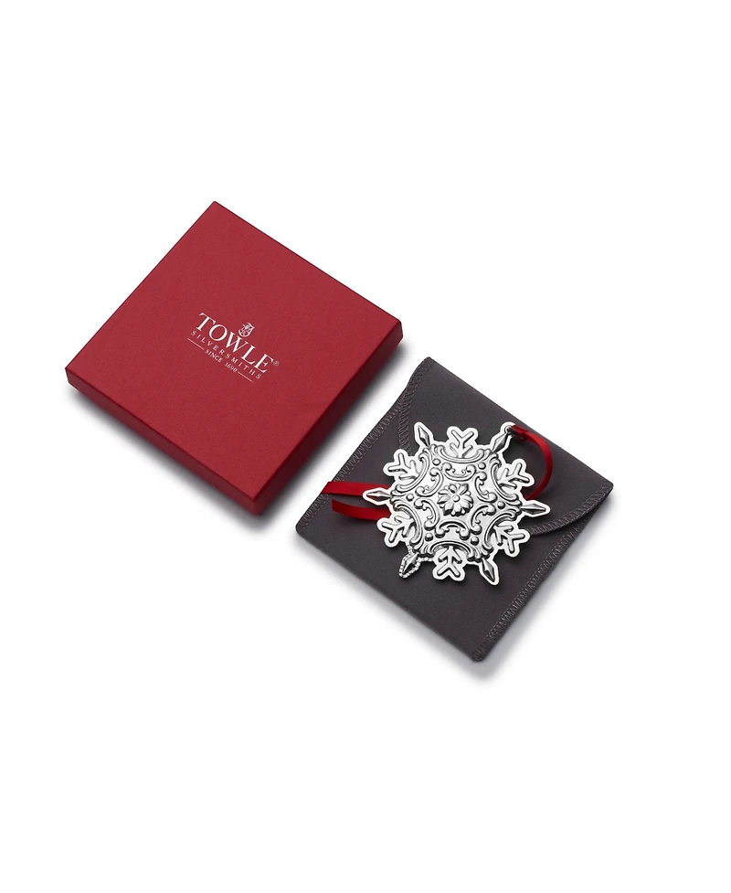 Towle 2025 Sterling Silver Old Master Snowflake Ornament, 36th Edition