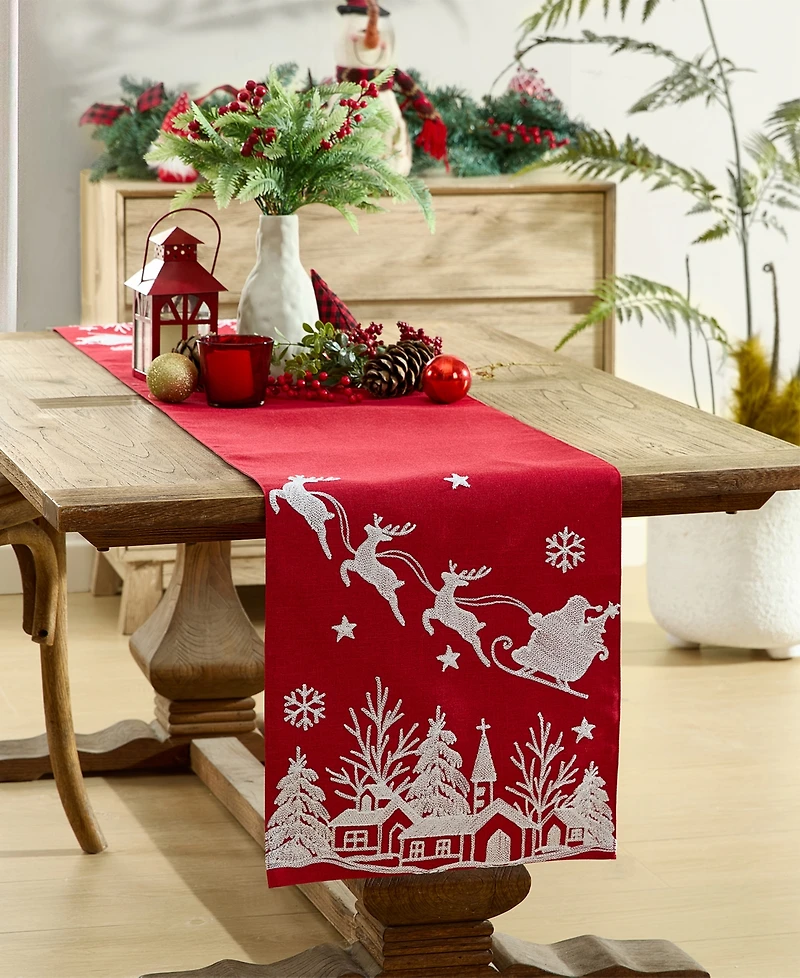 Elrene Magical Flight With Bells Fabric Table Runner, 14" x 70"