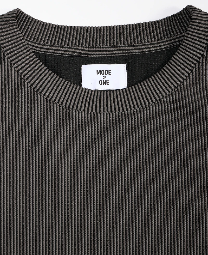 Mode of One Men's Textured Knit Short-Sleeve T-Shirt, Macy's Exclusive